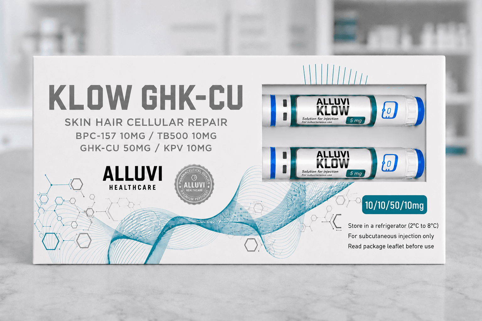 Alluvi Klow GHK-Cu product box